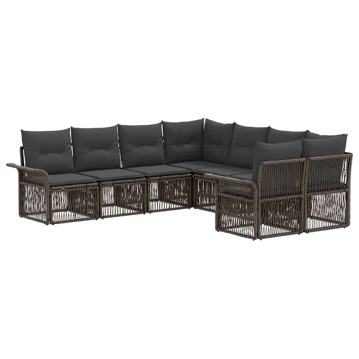 Havesofa Sæt 8 stk. 8-Antal sæder polyrattan - Billede 2