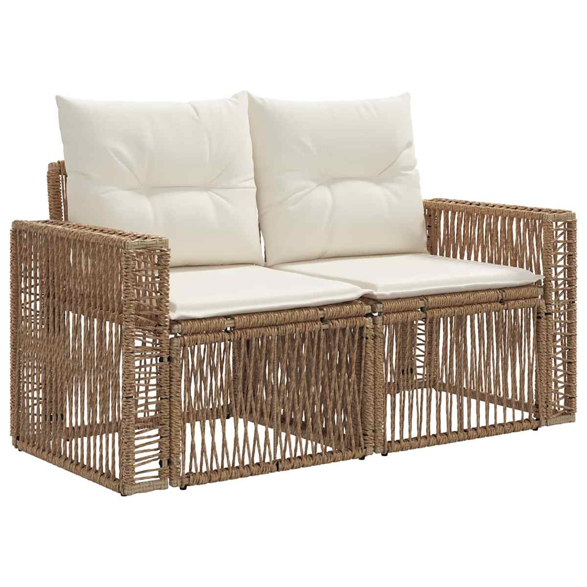 Havesofa Sæt 6 stk. 6-Antal sæder polyrattan - Billede 4