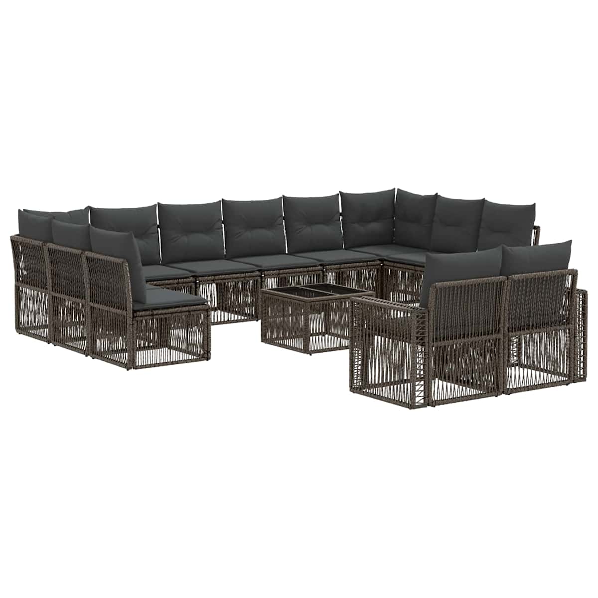 Havesofa Sæt 13 stk. polyrattan - Billede 2