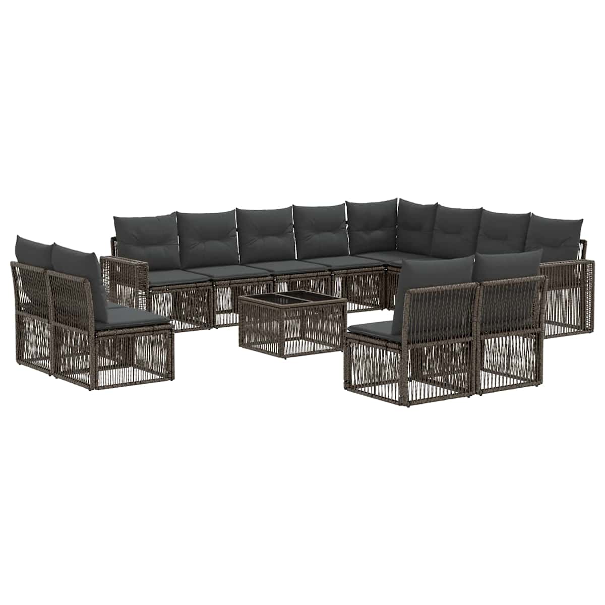 Havesofa Sæt 13 stk. polyrattan - Billede 2