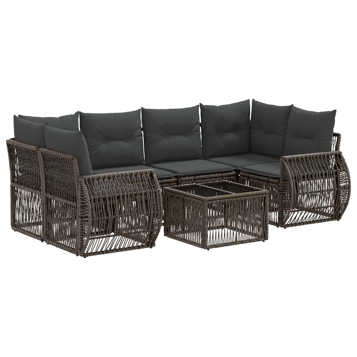 Havesofa Sæt 7 stk. polyrattan - Billede 2