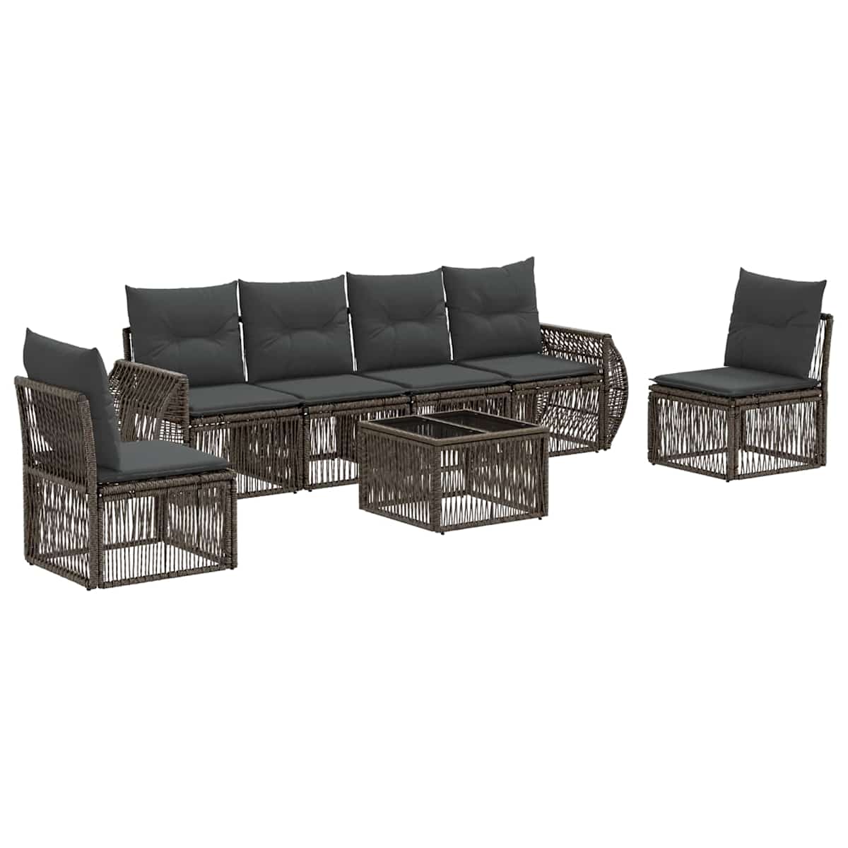 Havesofa Sæt 7 stk. polyrattan - Billede 2