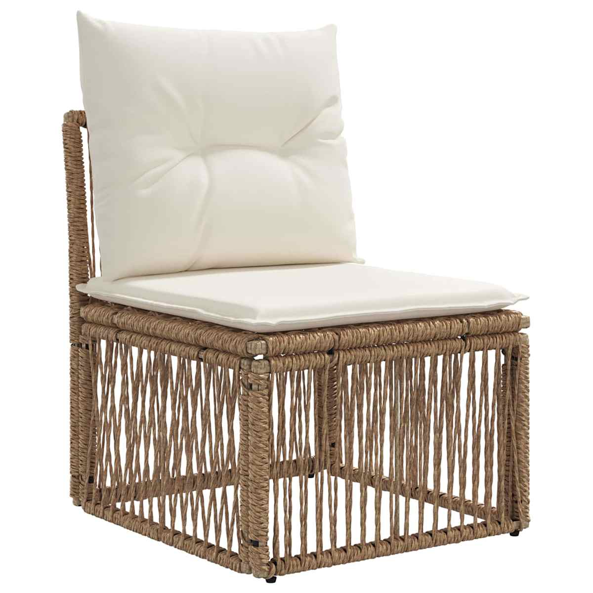 Havesofa Sæt 6 stk. 6-Antal sæder polyrattan - Billede 3