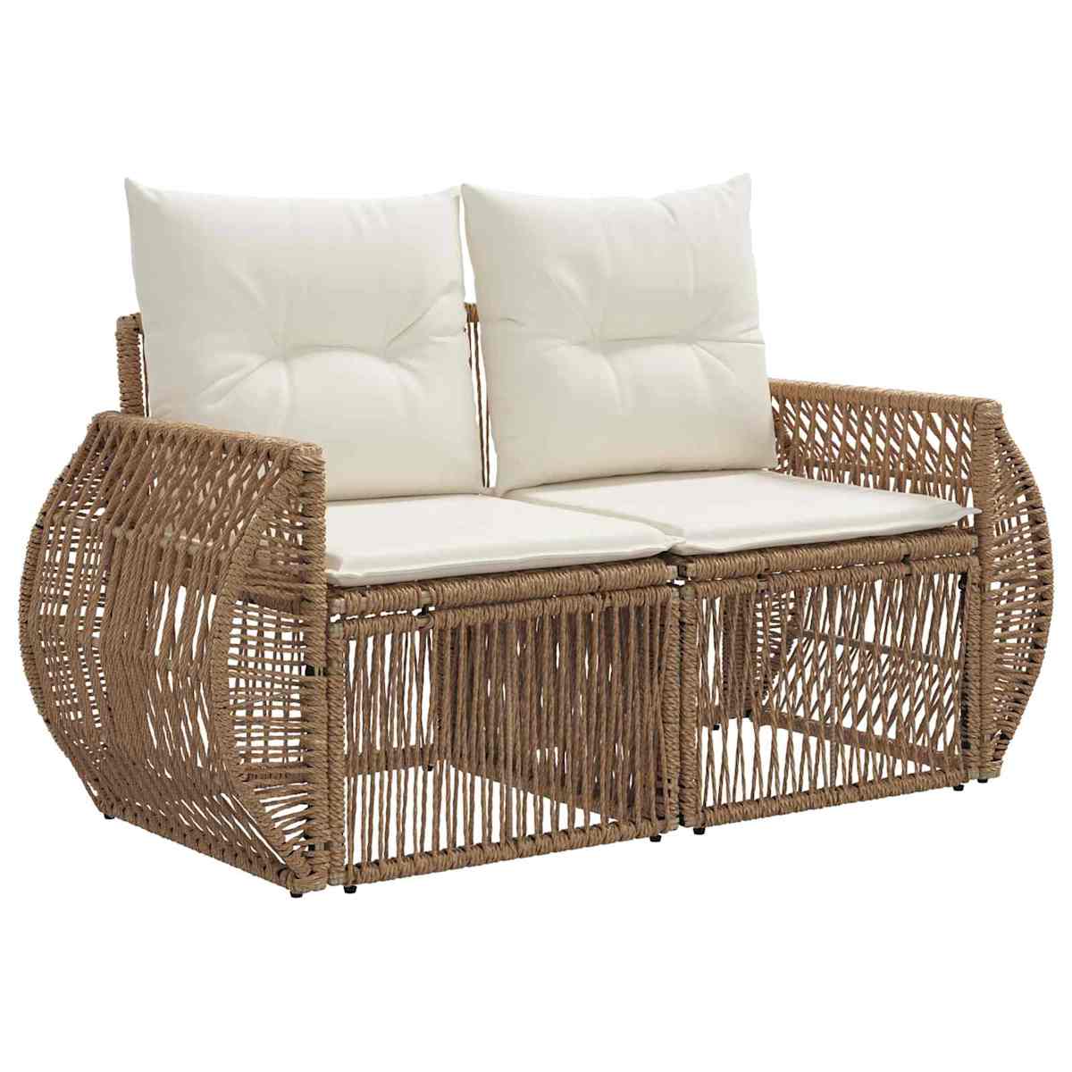 Havesofa Sæt 6 stk. 6-Antal sæder polyrattan - Billede 4