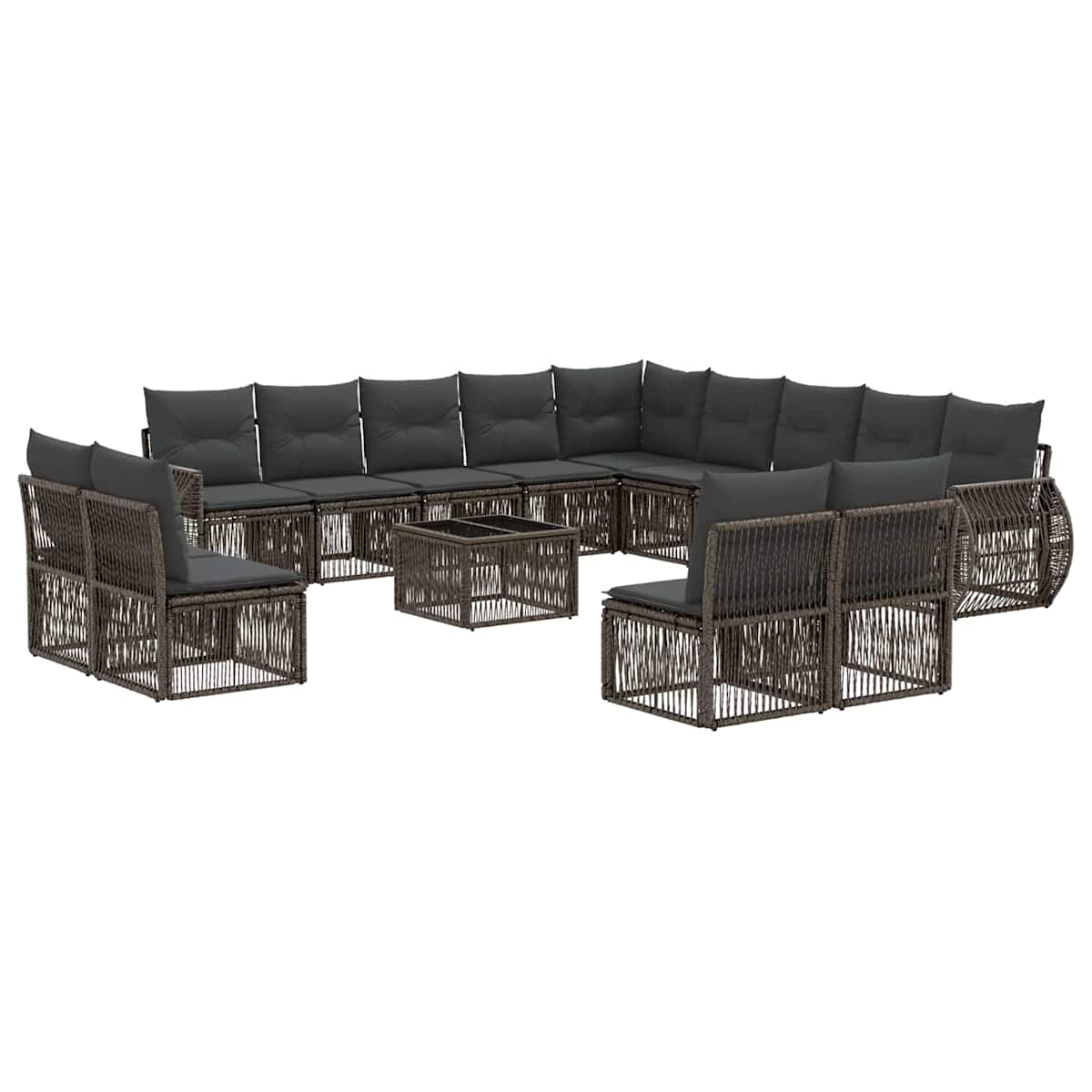Havesofa Sæt 14 stk. polyrattan - Billede 2