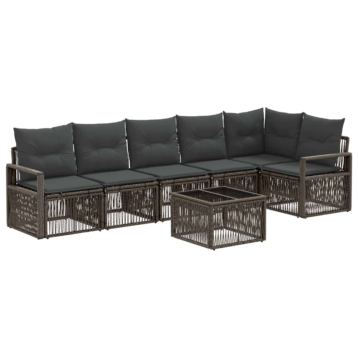 Havesofa Sæt 7 stk. polyrattan - Billede 2