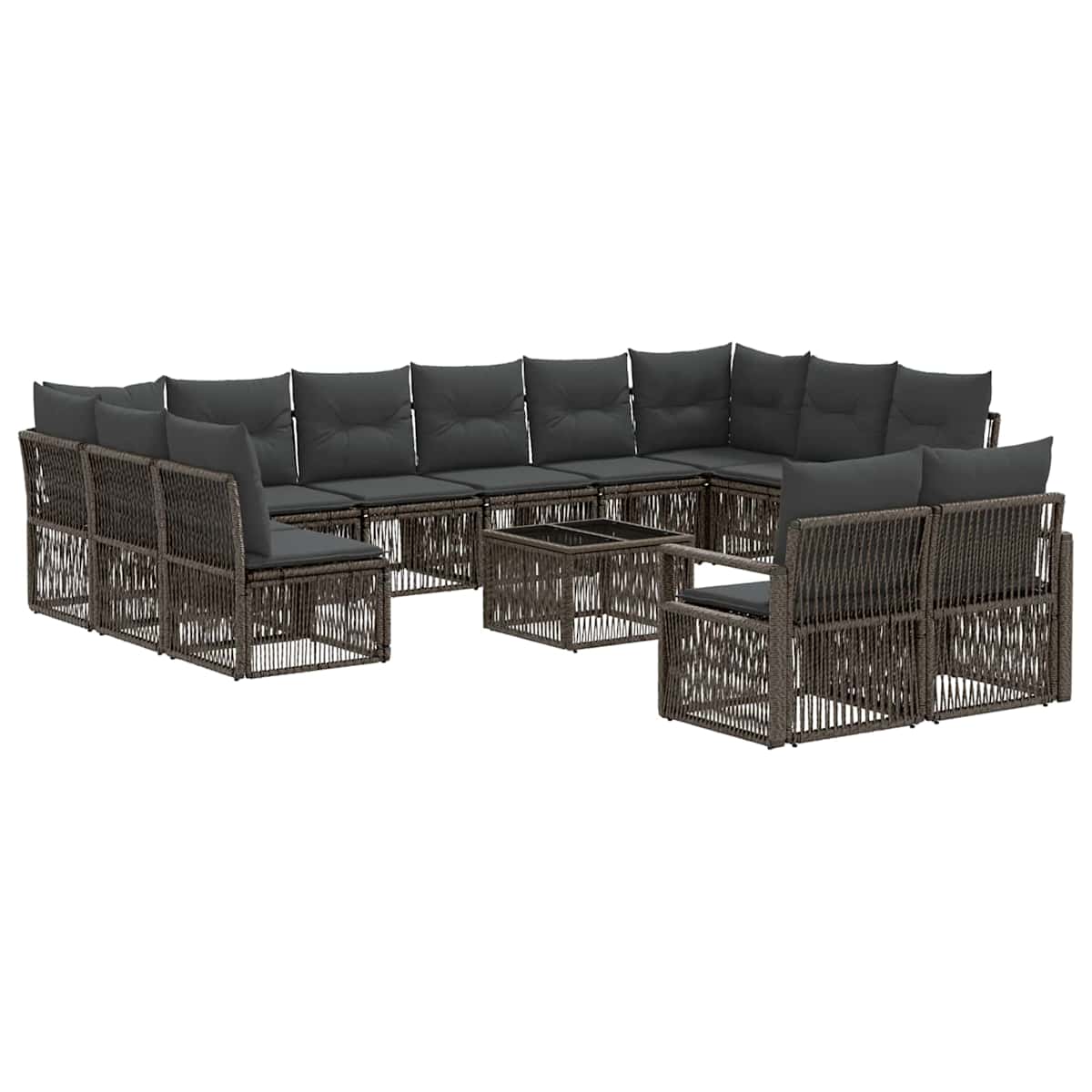 Havesofa Sæt 13 stk. polyrattan - Billede 2