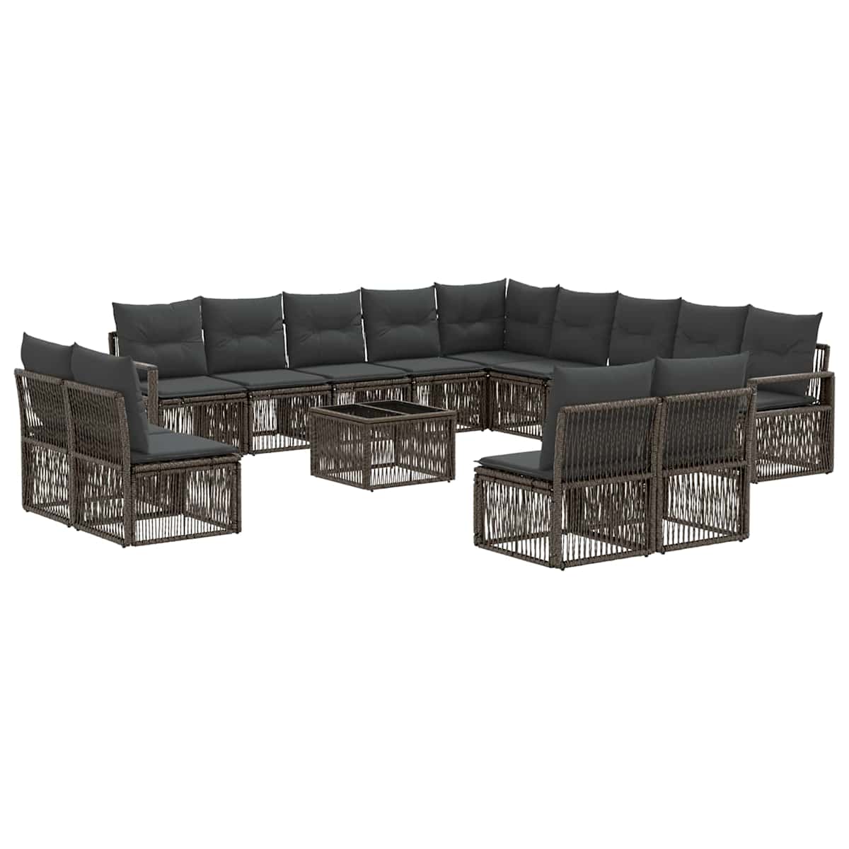Havesofa Sæt 14 stk. polyrattan - Billede 2