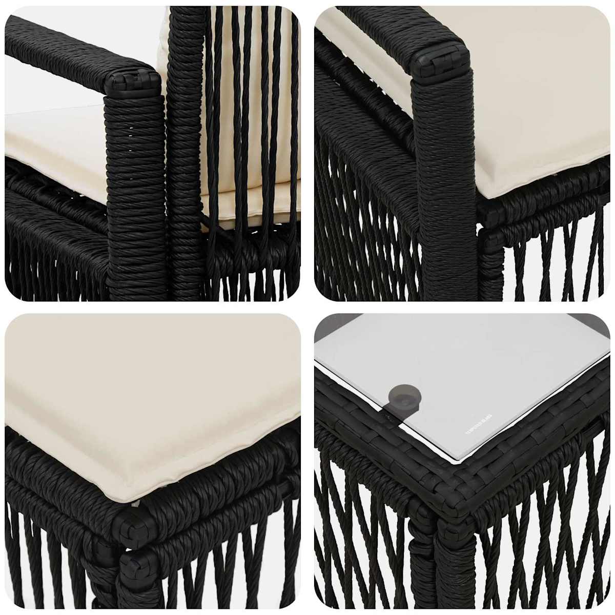 Havesofa Sæt 13 stk. polyrattan - Billede 9