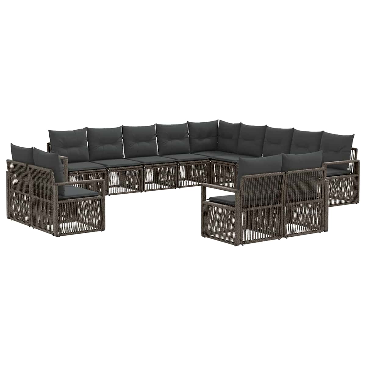 Havesofa Sæt 13 stk. polyrattan - Billede 2