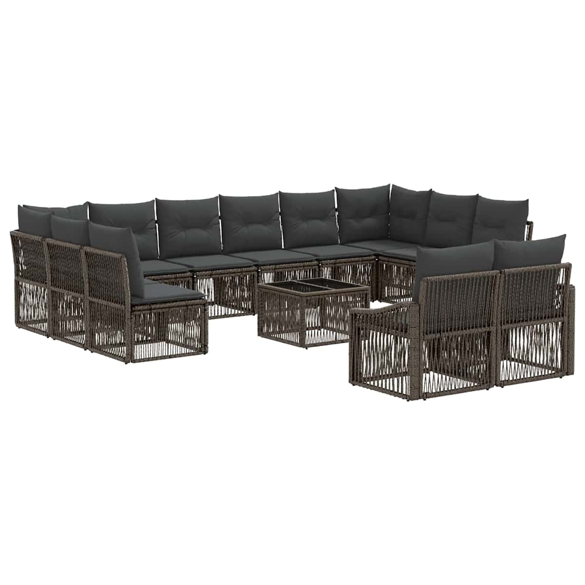 Havesofa Sæt 13 stk. polyrattan - Billede 2