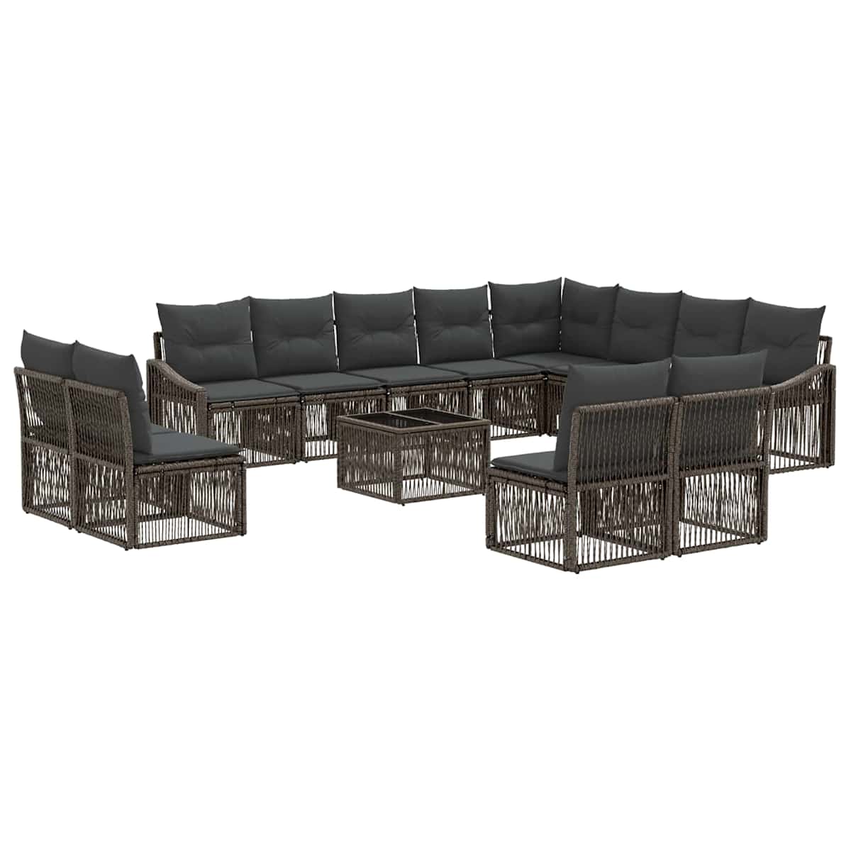 Havesofa Sæt 13 stk. polyrattan - Billede 2