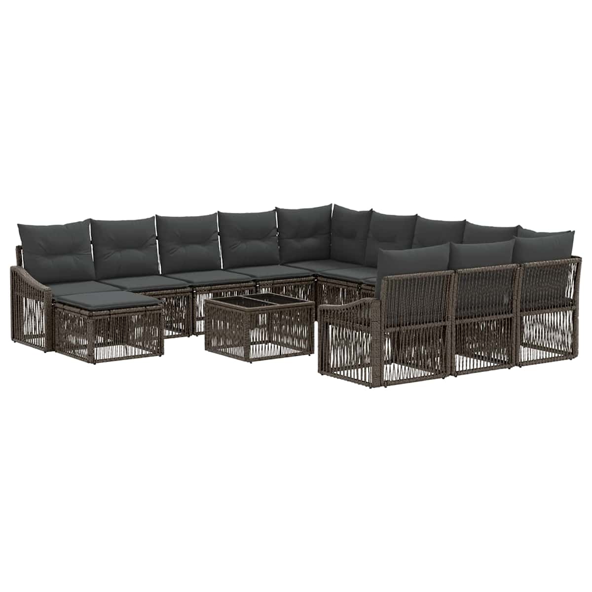 Havesofa Sæt 13 stk. polyrattan - Billede 2
