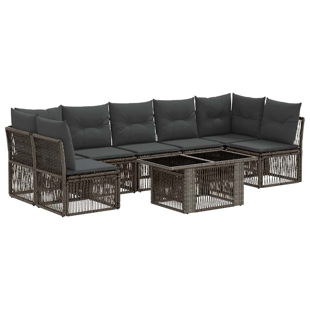Havesofa Sæt 7 stk. polyrattan - Billede 2