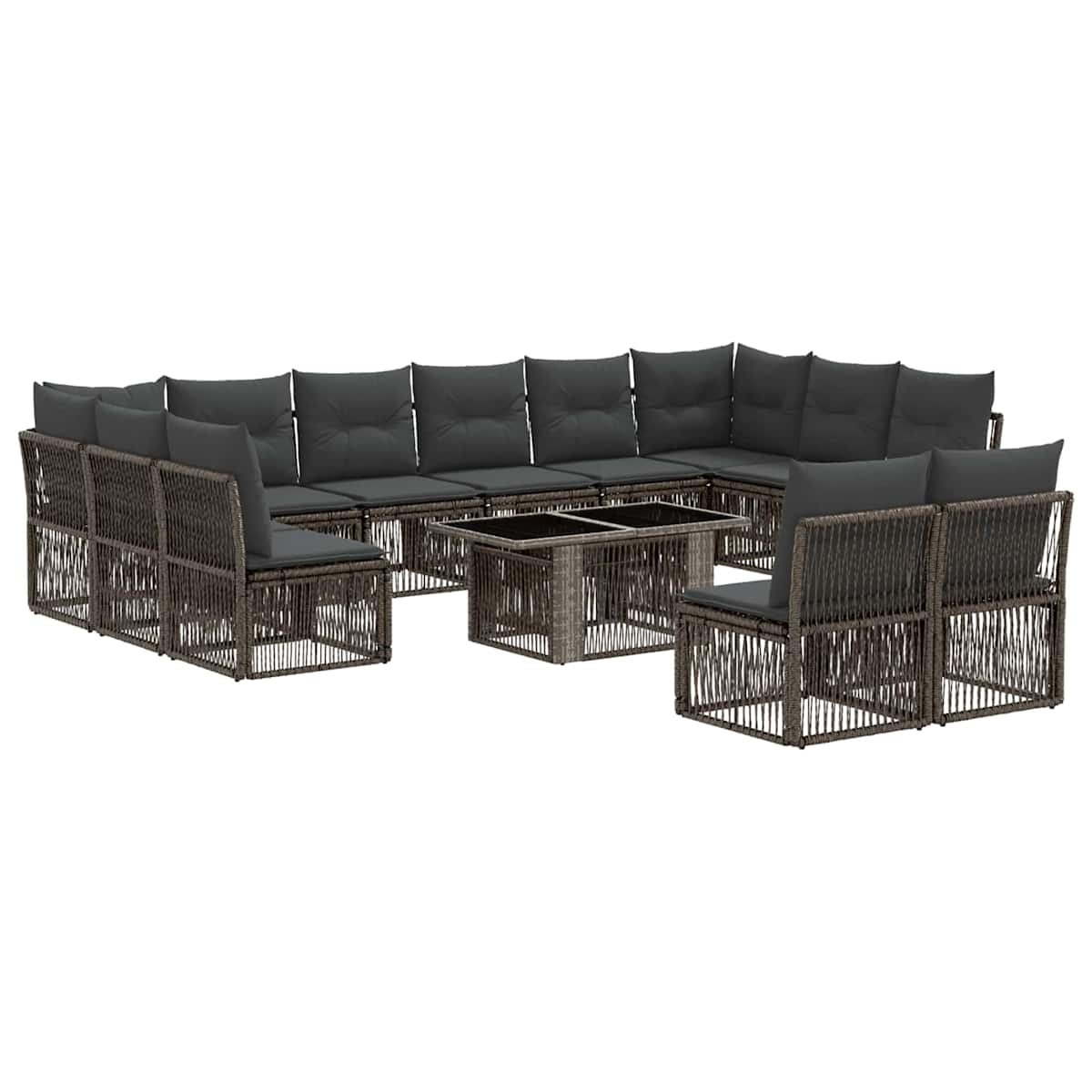 Havesofa Sæt 13 stk. polyrattan - Billede 2