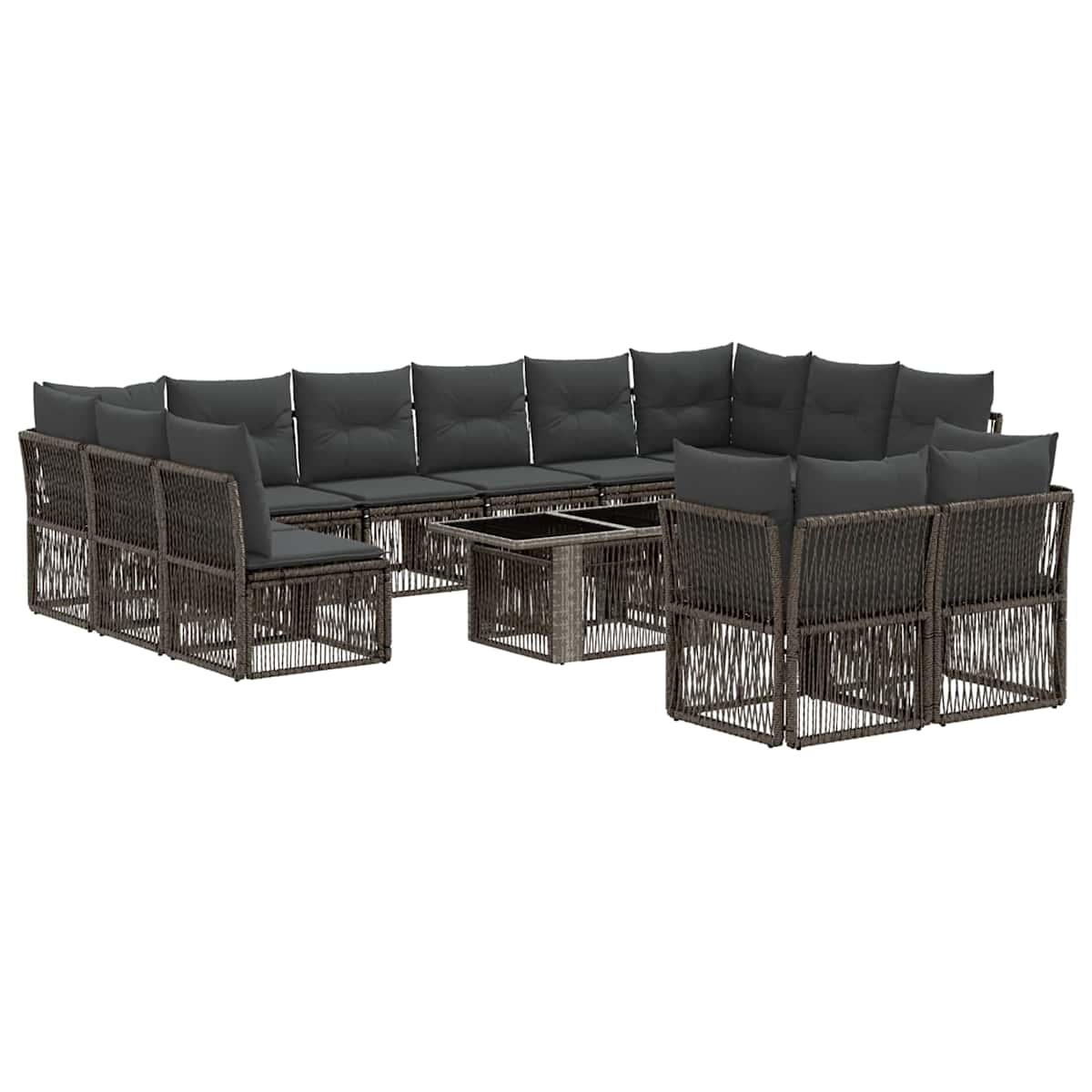 Havesofa Sæt 13 stk. polyrattan - Billede 2