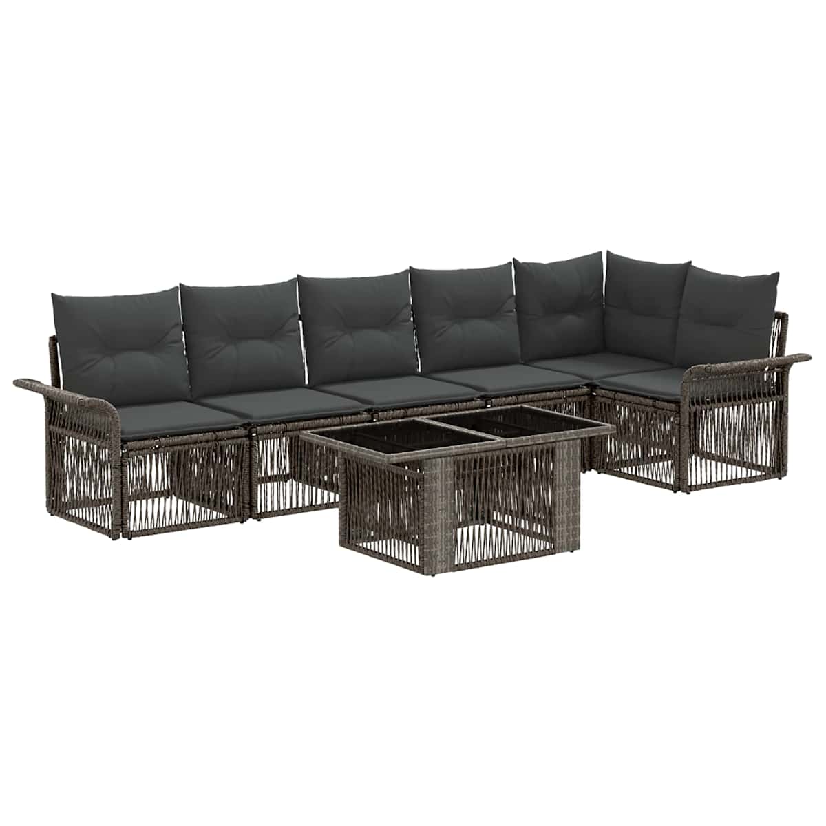 Havesofa Sæt 7 stk. polyrattan - Billede 2