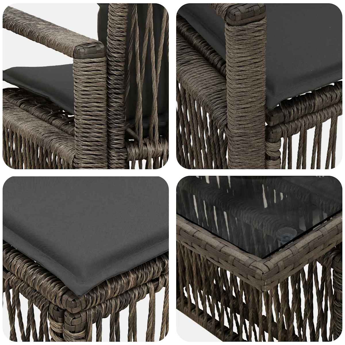 Havesofa Sæt 7 stk. polyrattan - Billede 7