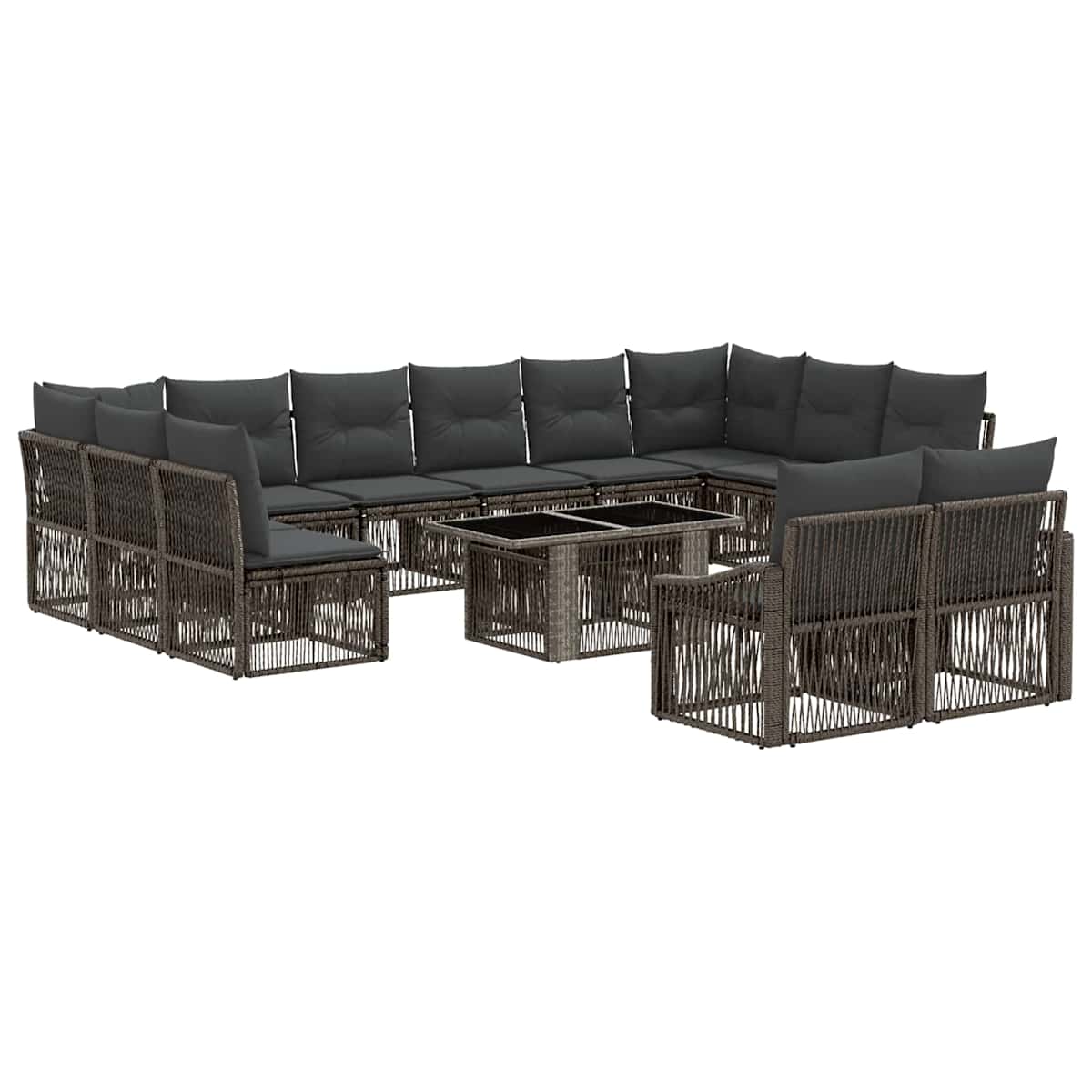 Havesofa Sæt 13 stk. polyrattan - Billede 2