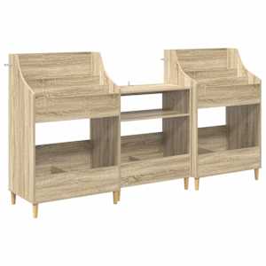 vidaXL Meedia riiulite komplekt 3 tk Sonoma tamm 212 x 46 x 112 cm