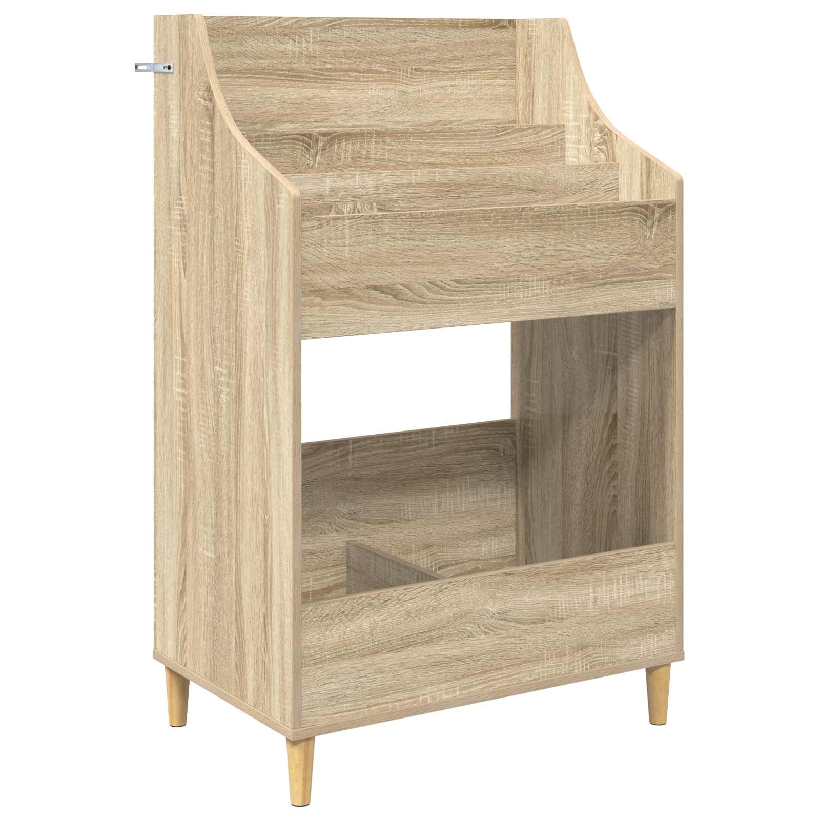 Set medijskih polic 3 kos Sonoma hrast 212 x 46 x 112 cm