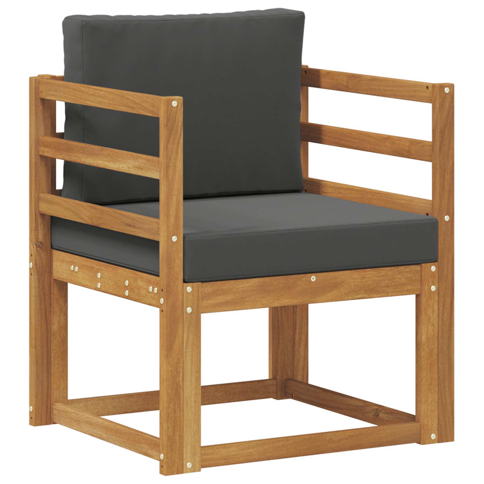 Tuinbank Massief Acaciahout en Polyester Naturel image 2