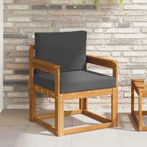 Zunanji kavč Masivno akacijevo les in poliester Naravna