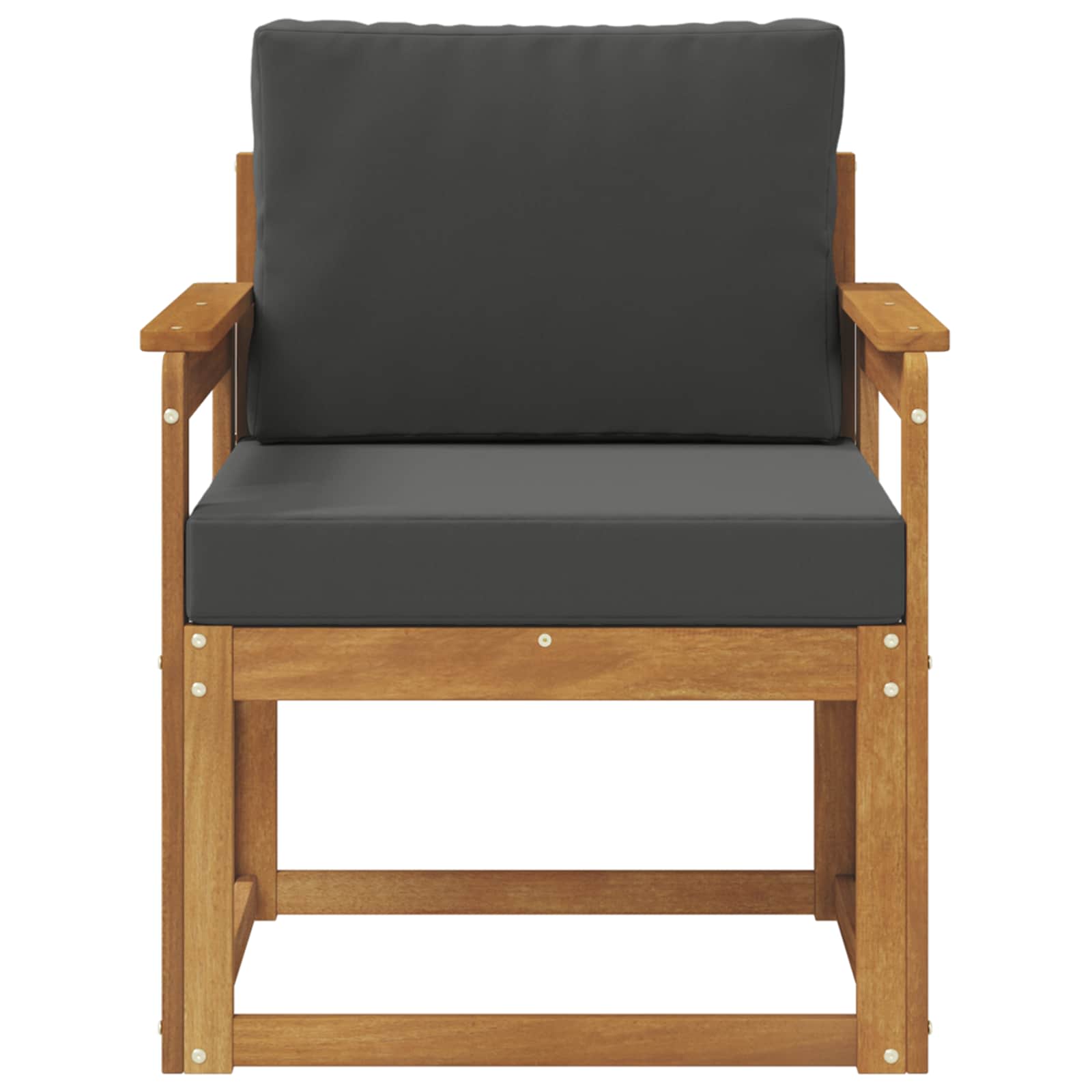 Tuinbank Massief Acaciahout en Polyester Naturel image 3