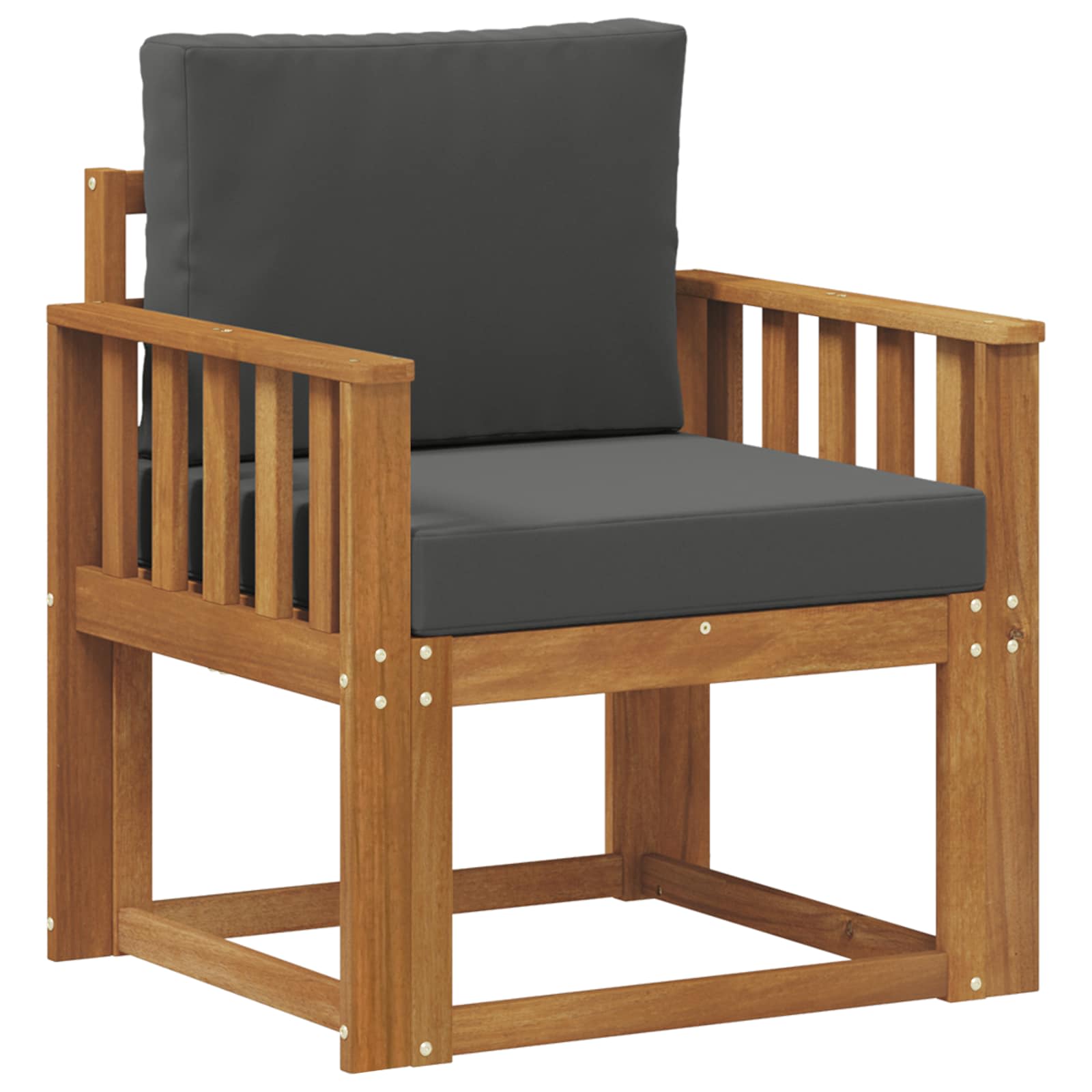 Tuinbank Massief Acaciahout en Polyester Naturel image 2