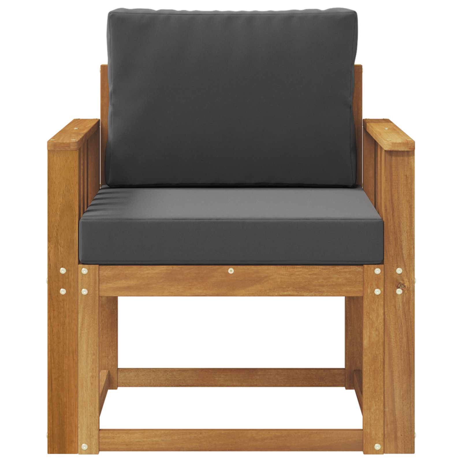 Tuinbank Massief Acaciahout en Polyester Naturel image 3