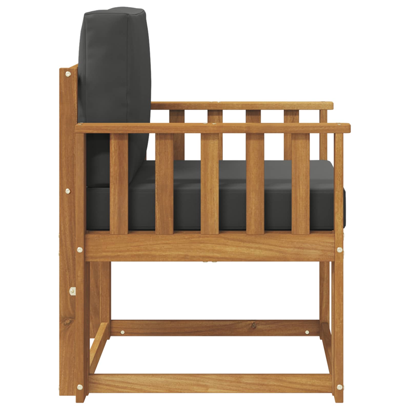 Tuinbank Massief Acaciahout en Polyester Naturel image 4