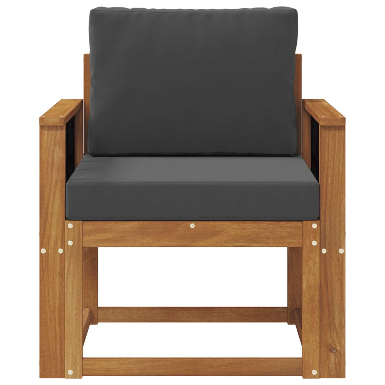 Tuinbank Massief Acaciahout en Polyester Naturel image 3