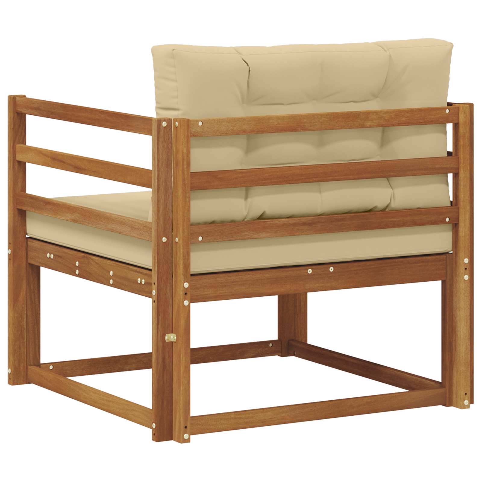 Buiten Midden Sofa Massief Acaciahout Naturel image 5