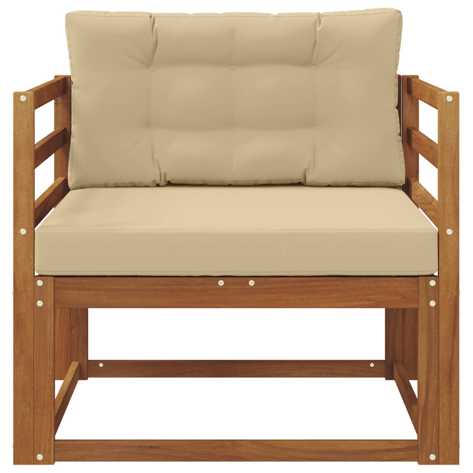 Buiten Midden Sofa Massief Acaciahout Naturel image 3