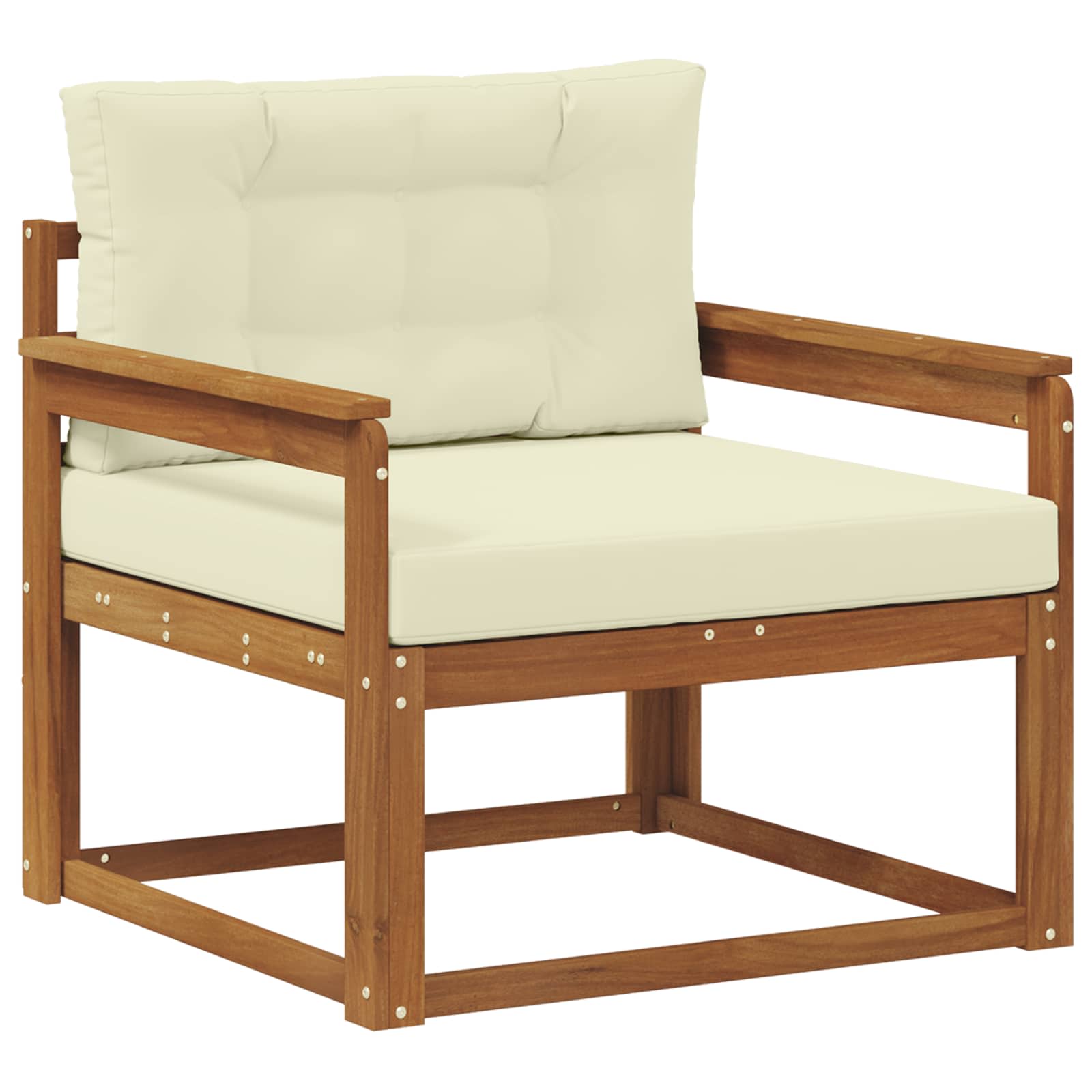 Buiten Midden Sofa Massief Acaciahout Naturel image 2