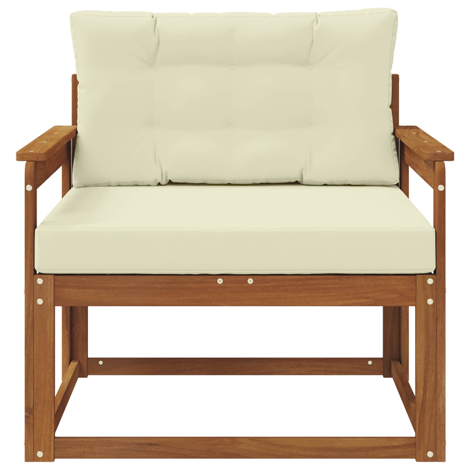 Buiten Midden Sofa Massief Acaciahout Naturel image 3