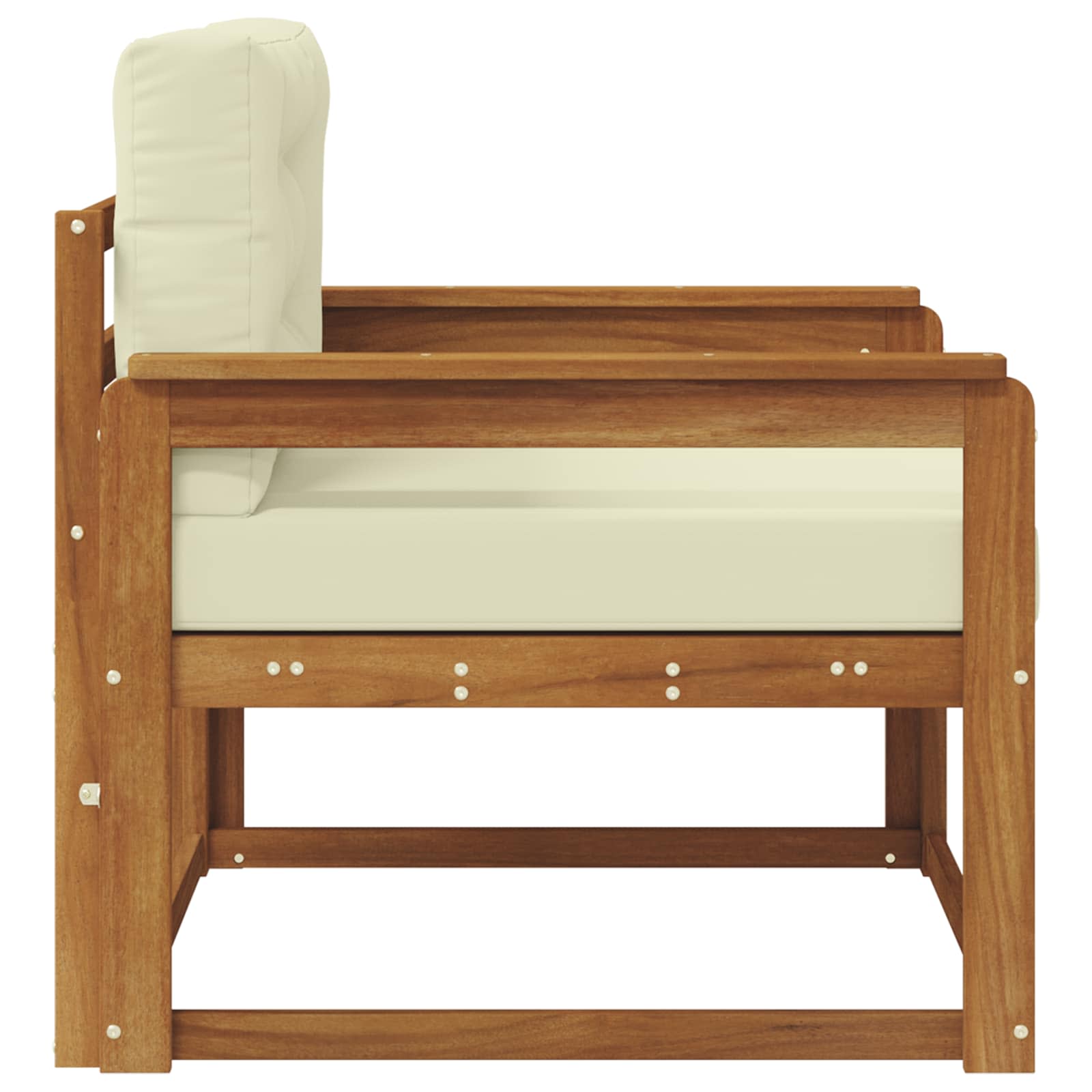 Buiten Midden Sofa Massief Acaciahout Naturel image 4