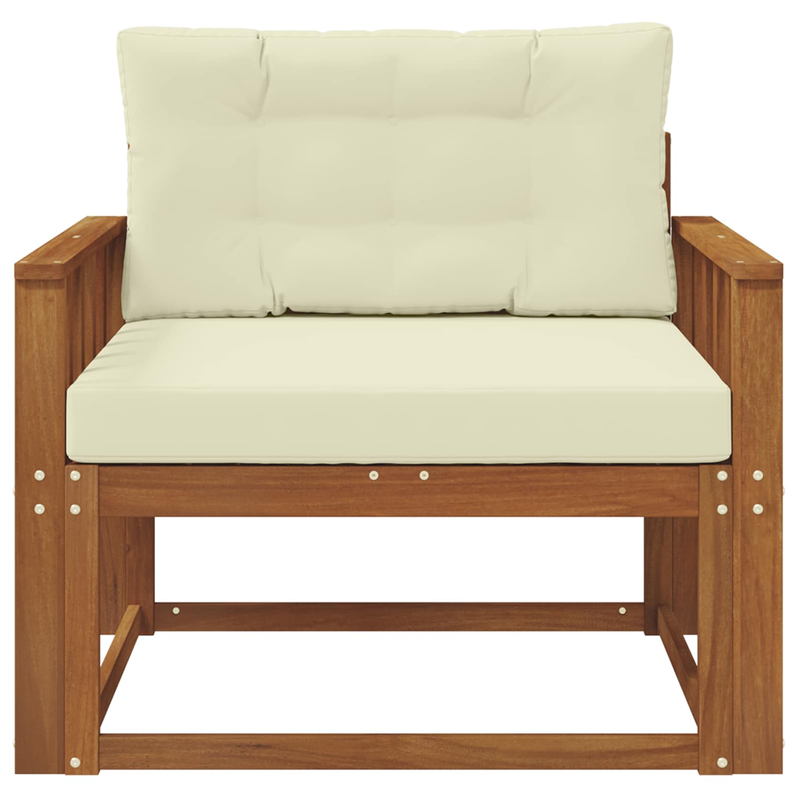 Buiten Midden Sofa Massief Acaciahout Naturel image 3