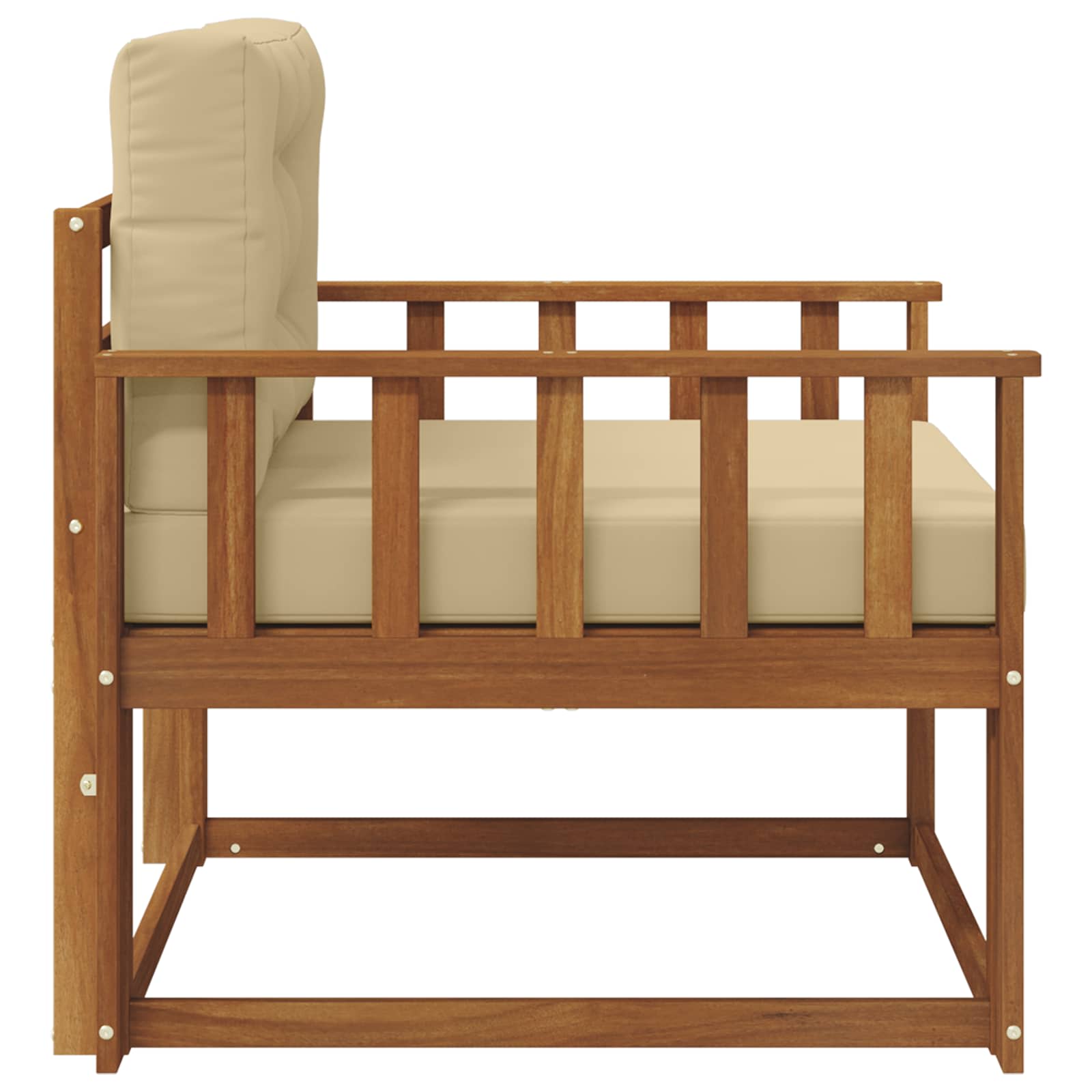 Buiten Midden Sofa Massief Acaciahout Naturel image 4