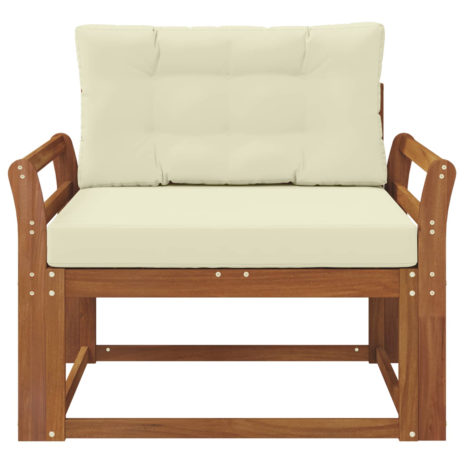 Buiten Midden Sofa Massief Acaciahout Naturel image 3