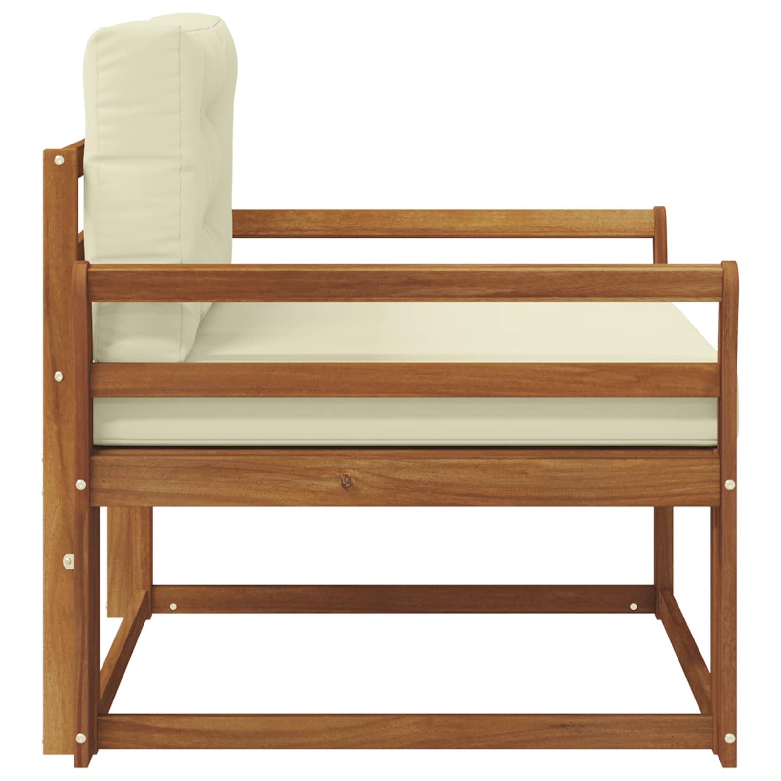 Buiten Midden Sofa Massief Acaciahout Naturel image 4