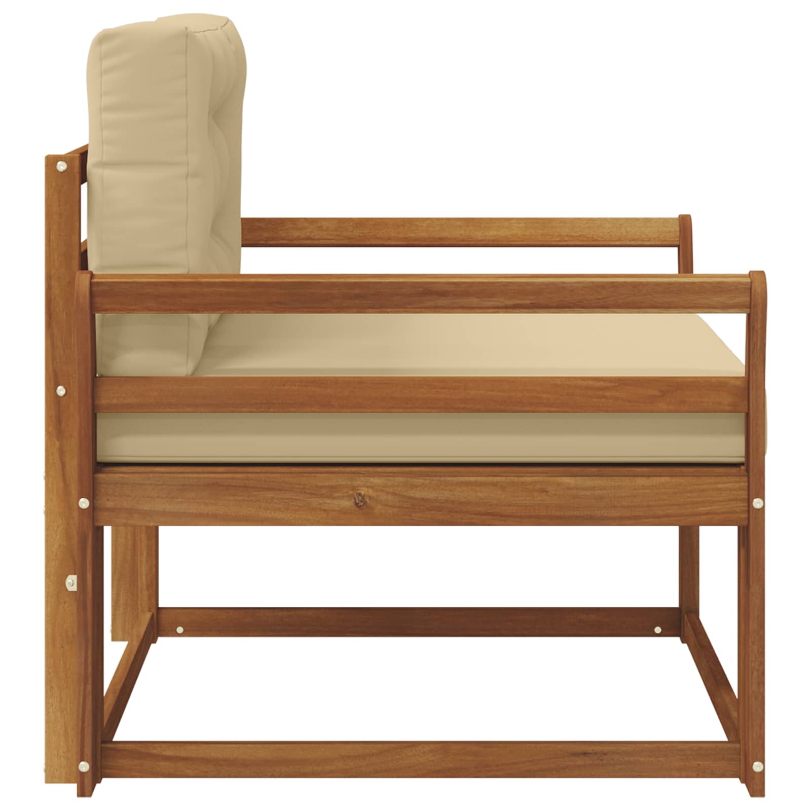 Buiten Midden Sofa Massief Acaciahout Naturel image 4