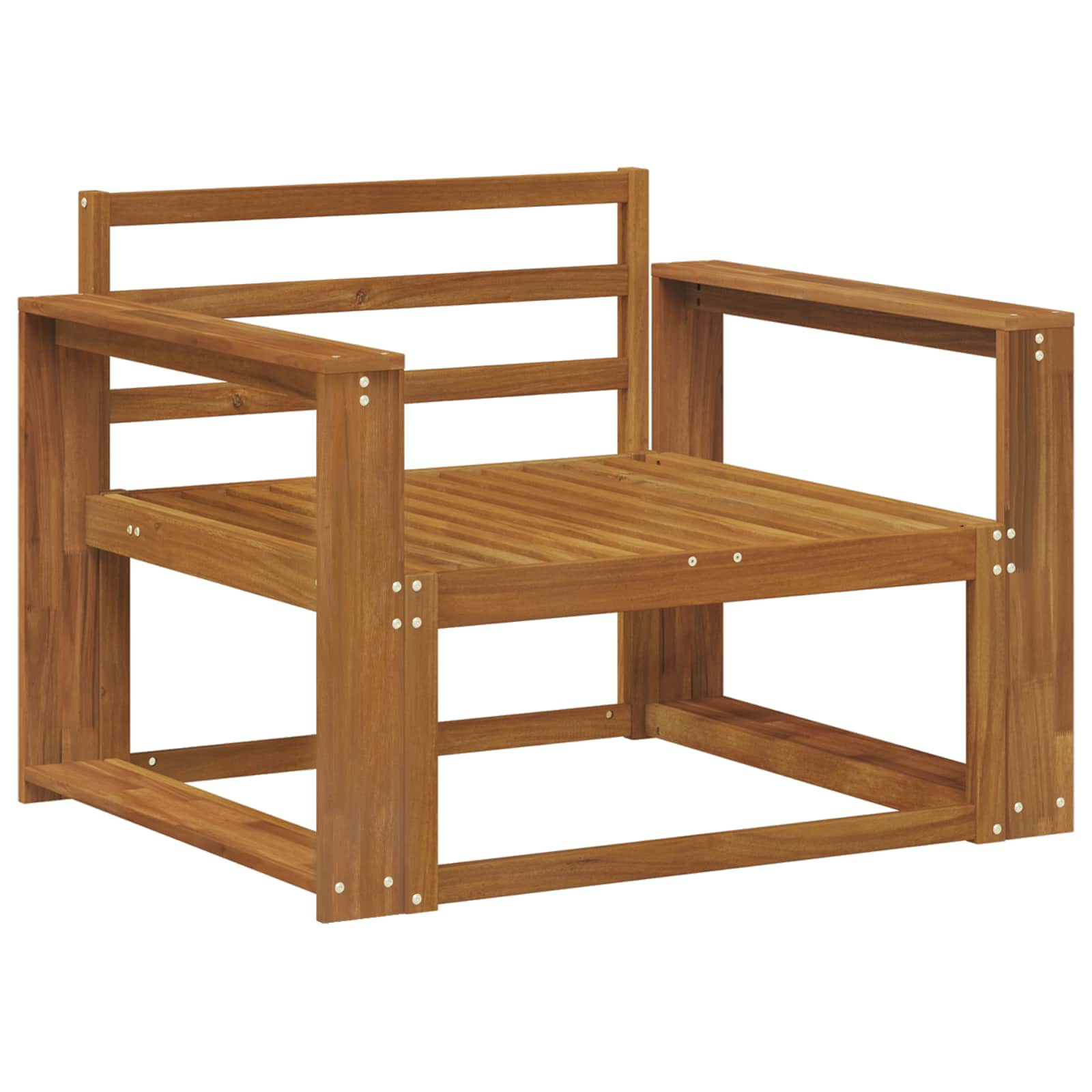 Buiten Midden Sofa Massief Acaciahout Naturel image 2