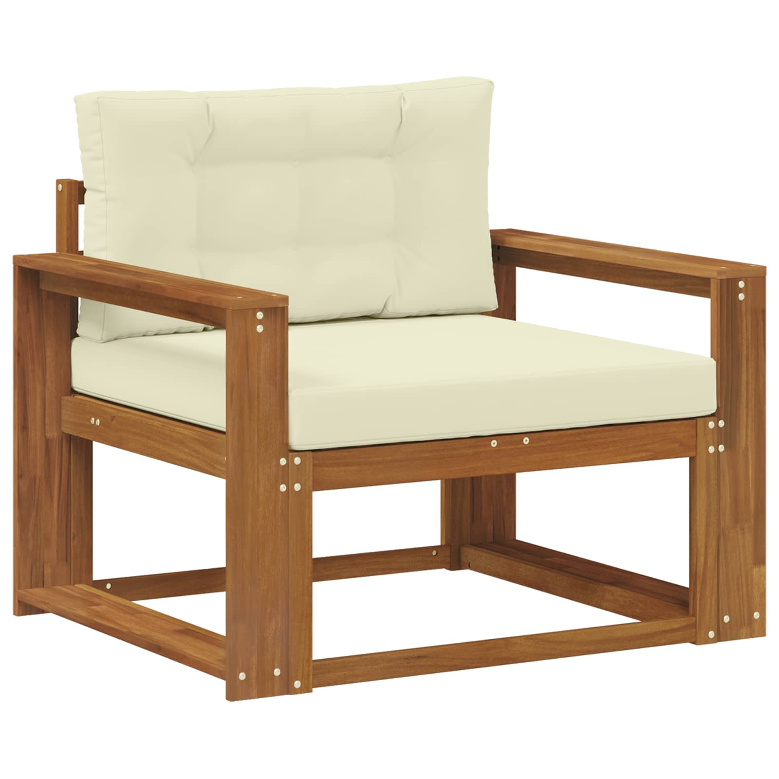 Buiten Midden Sofa Massief Acaciahout Naturel image 2