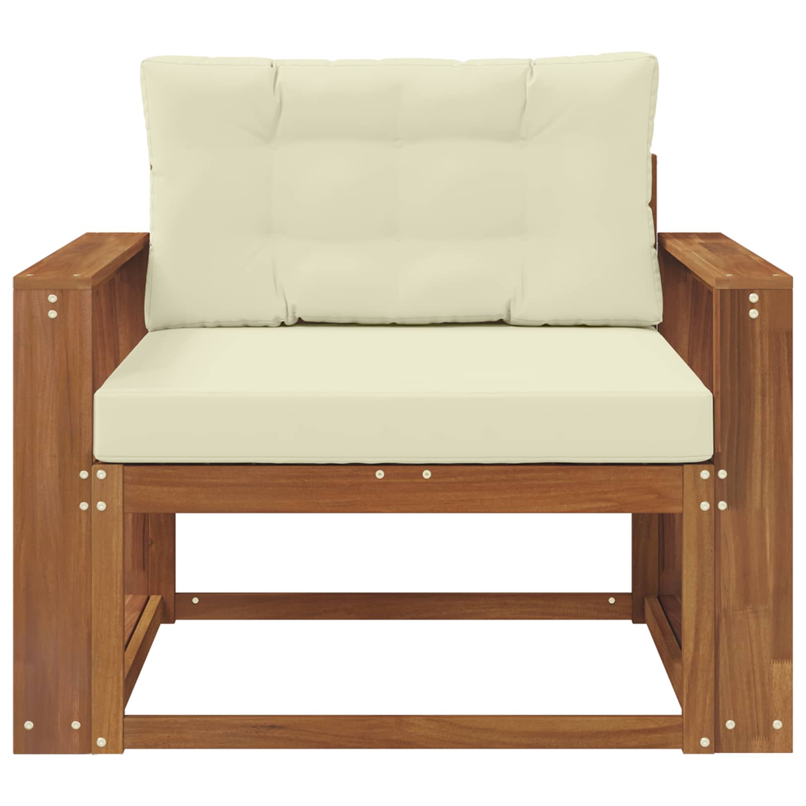 Buiten Midden Sofa Massief Acaciahout Naturel image 3