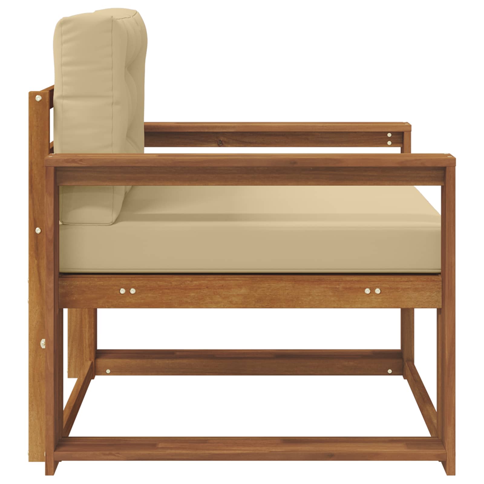 Buiten Midden Sofa Massief Acaciahout Naturel image 4