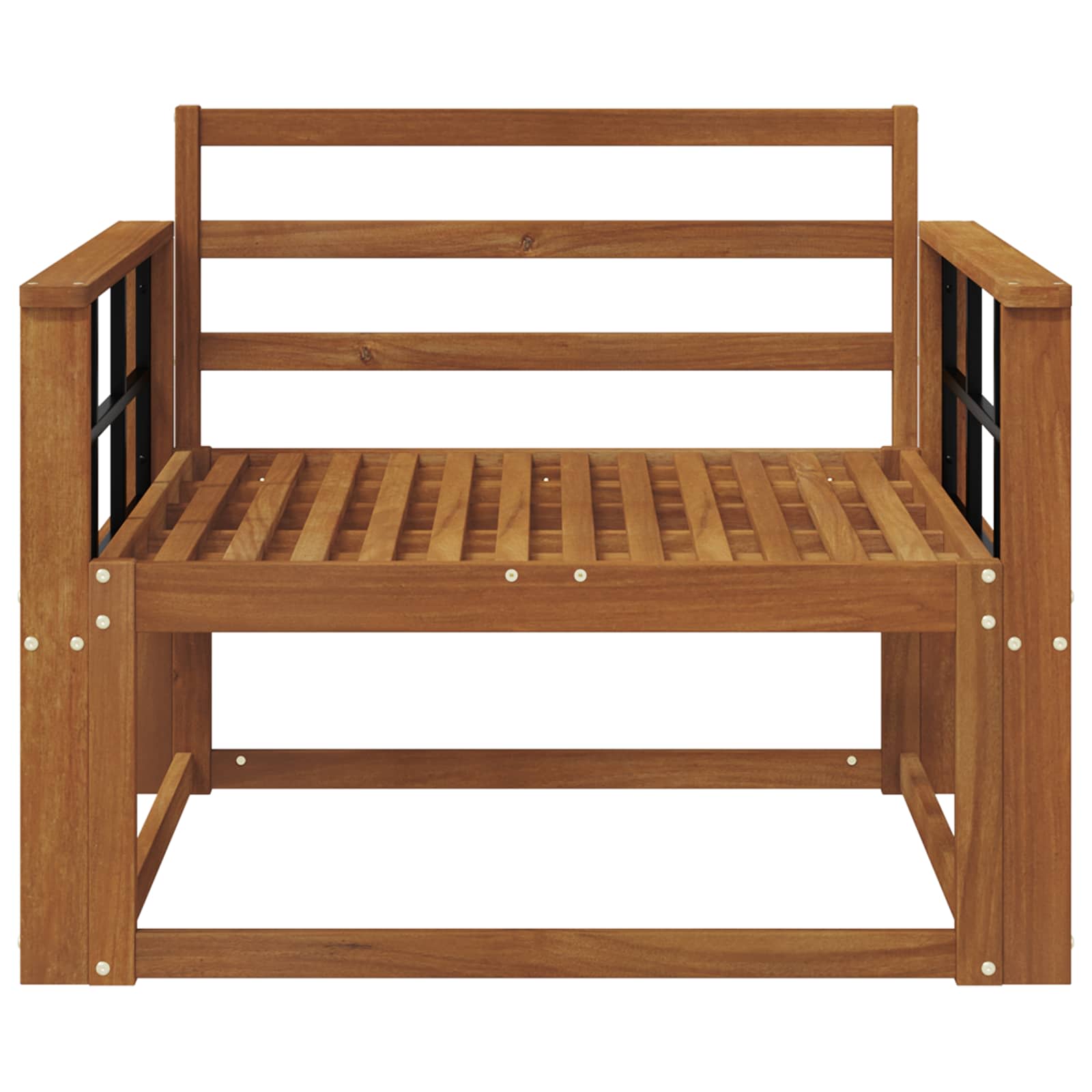 Buiten Midden Sofa Massief Acaciahout Naturel image 3