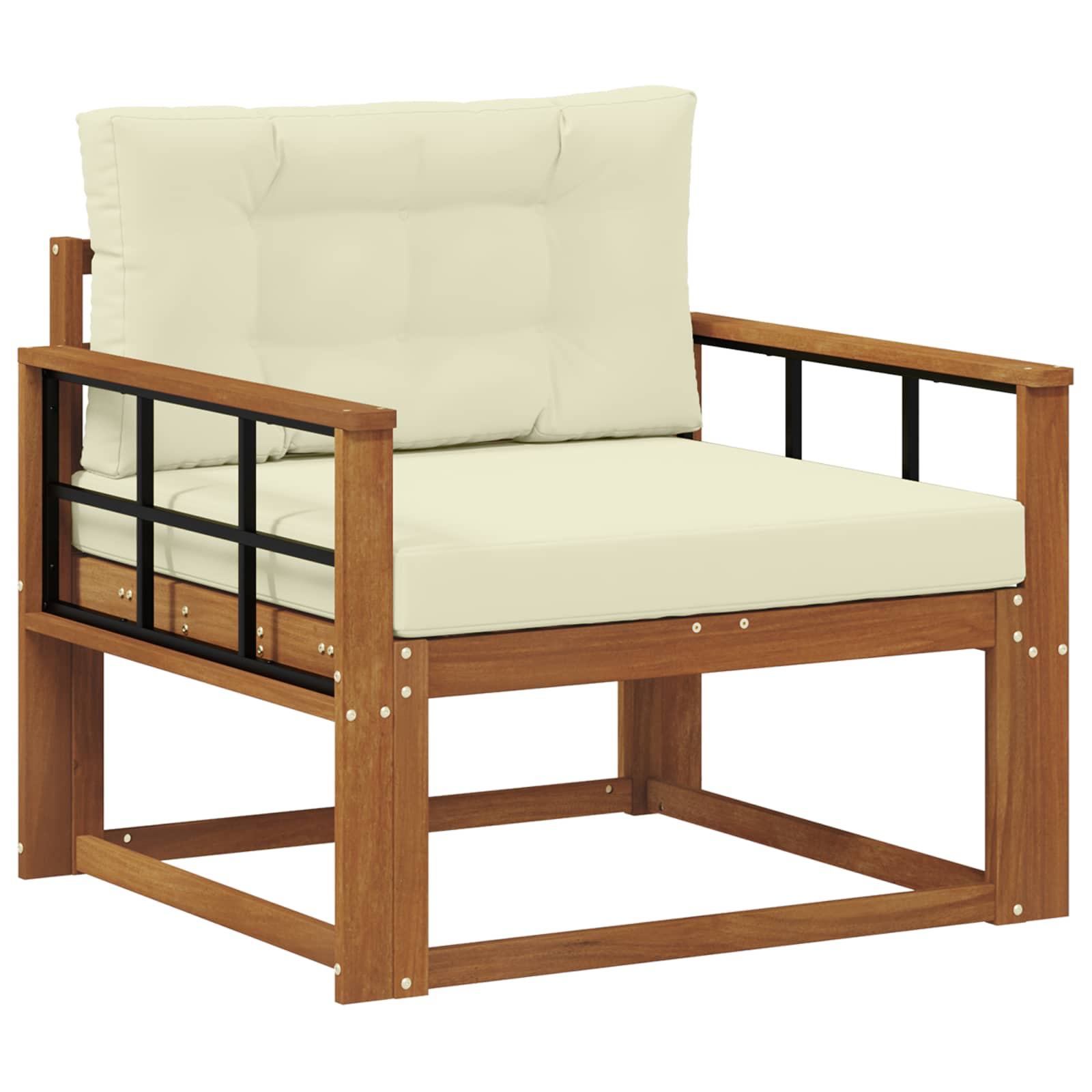 Buiten Midden Sofa Massief Acaciahout Naturel image 2