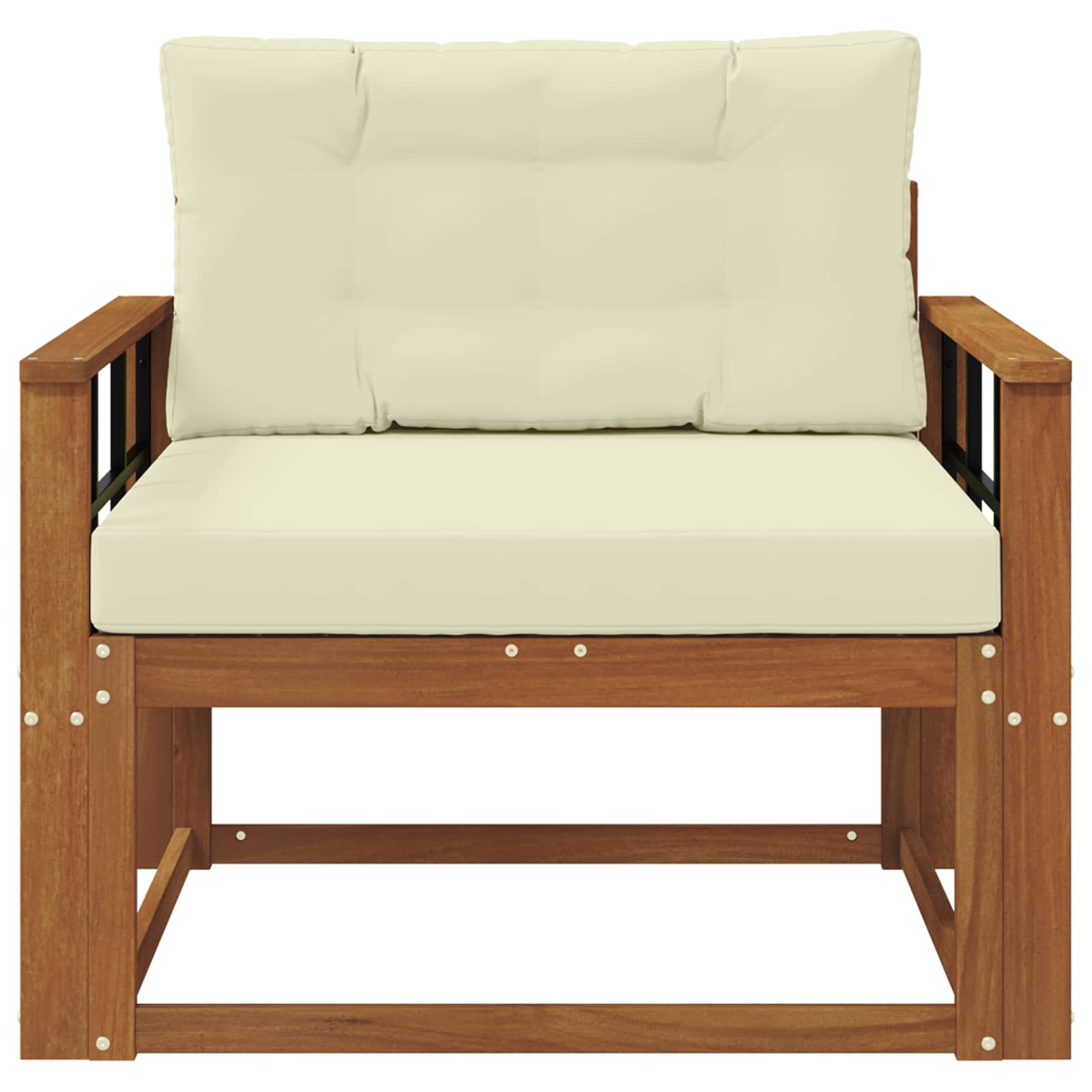 Buiten Midden Sofa Massief Acaciahout Naturel image 3