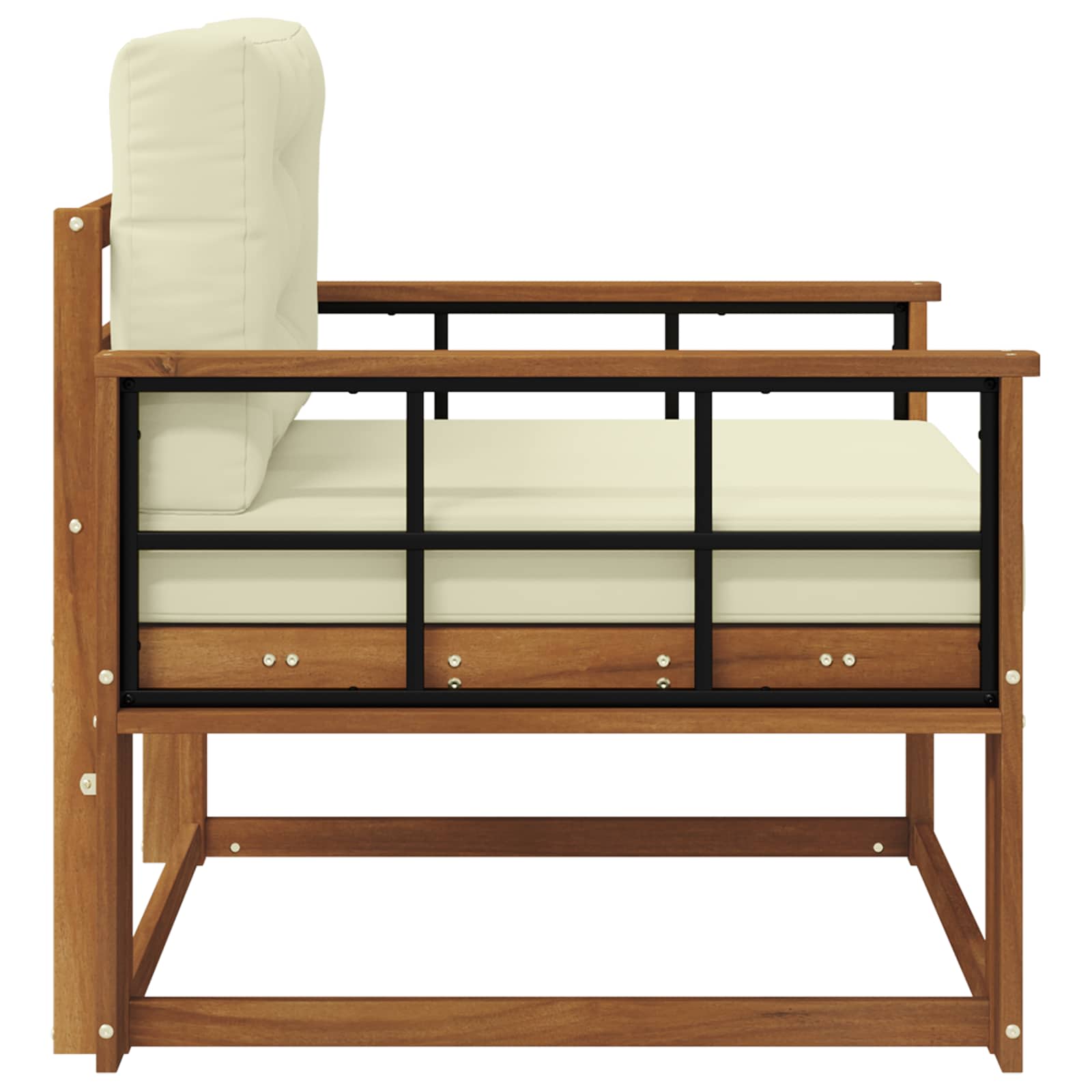 Buiten Midden Sofa Massief Acaciahout Naturel image 4